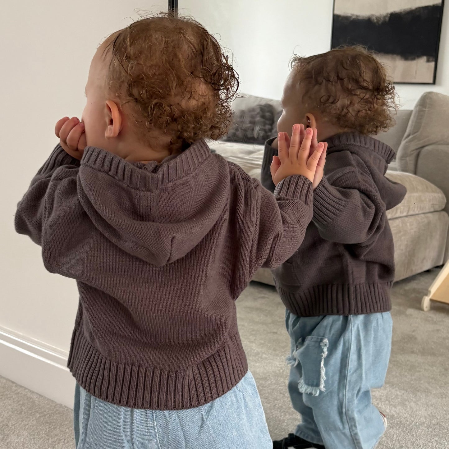 Chunky Knitted Hoodie
