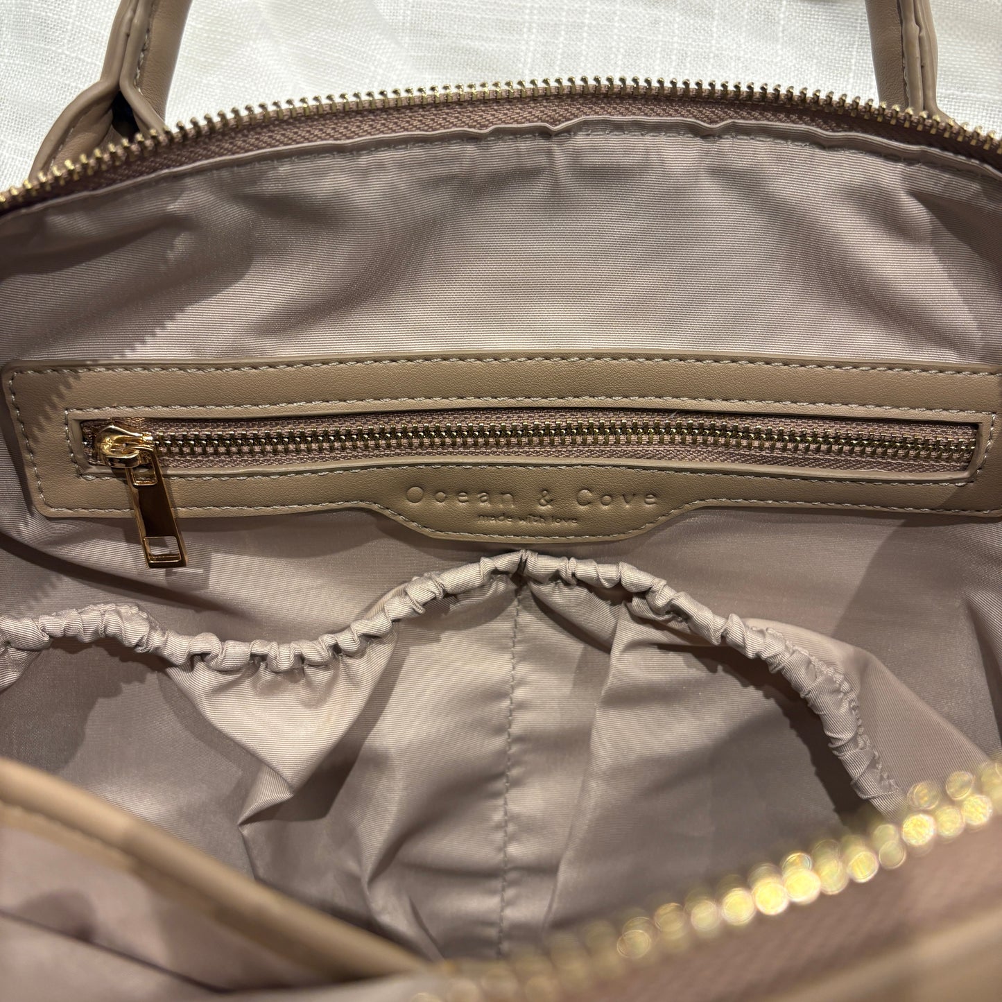 Vegan Leather Midi Baby Nappy Changing Bag