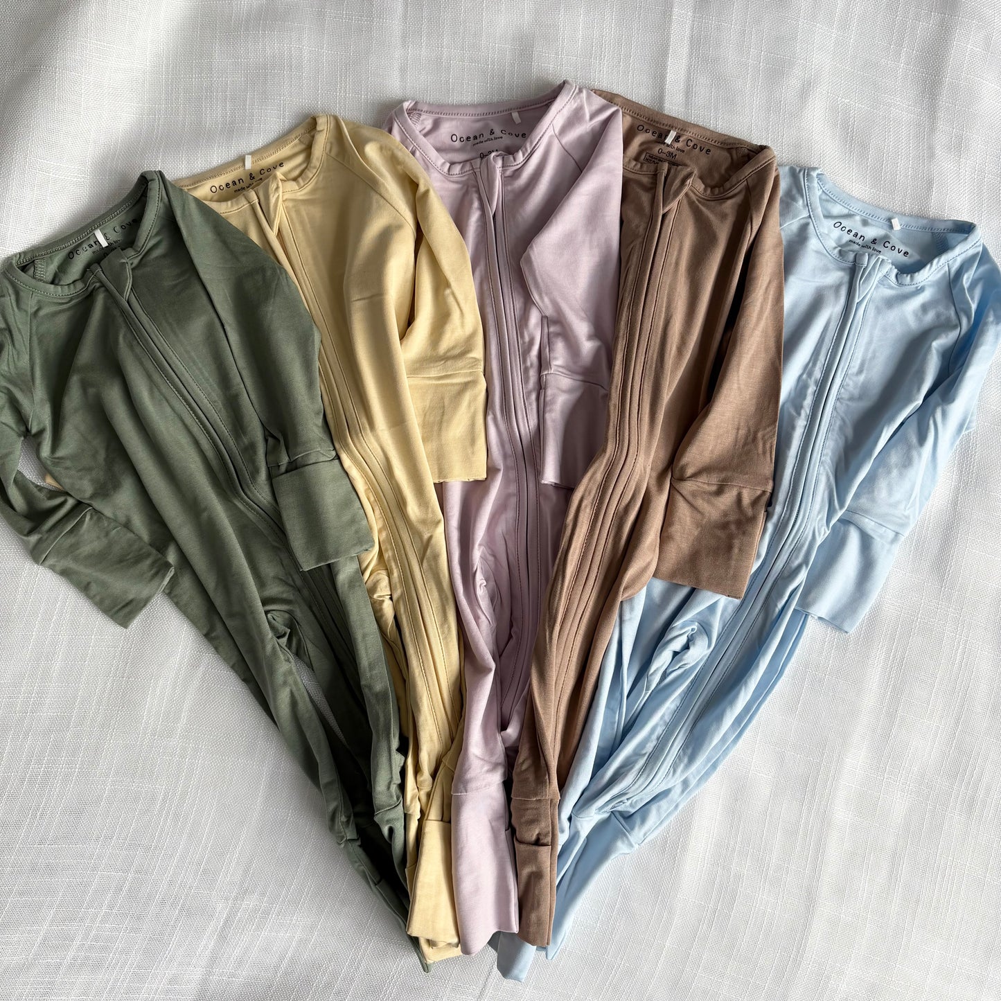 Super Soft Zip Sleepsuits