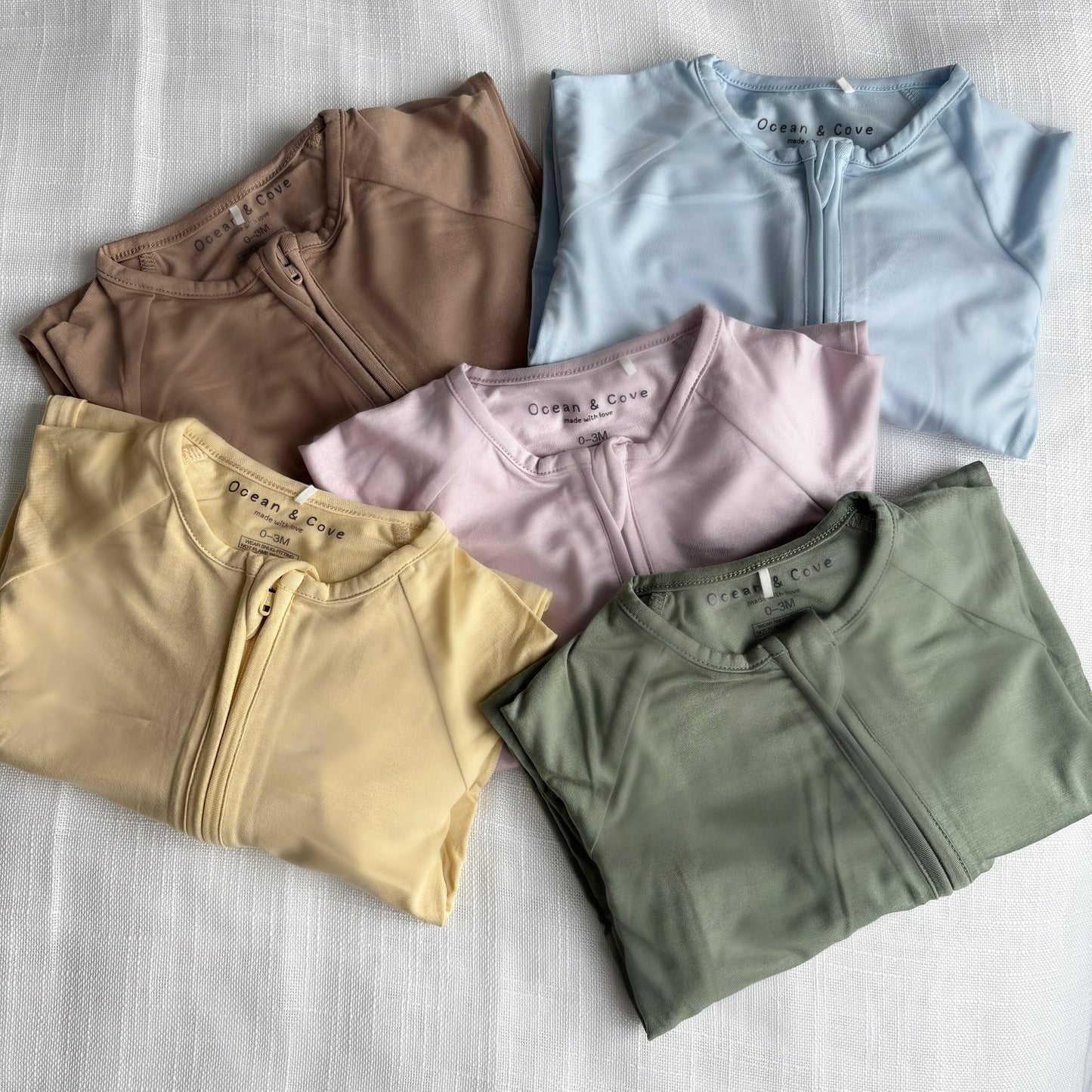 Super Soft Zip Sleepsuits