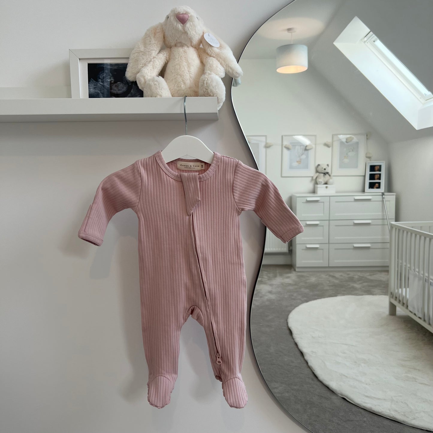 Baby Sleepsuits Baby Pink 1