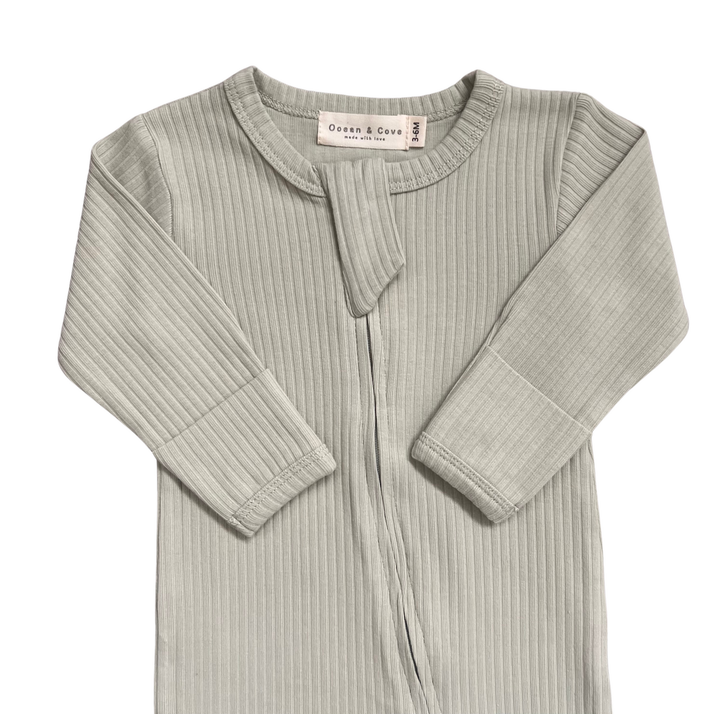 Baby Sleepsuits Sage Green 3