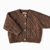 Brown Chunky Cardigan