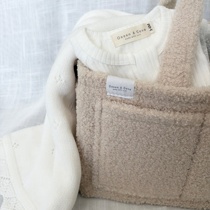 Baby Nappy Caddy Organiser Teddy Fabric