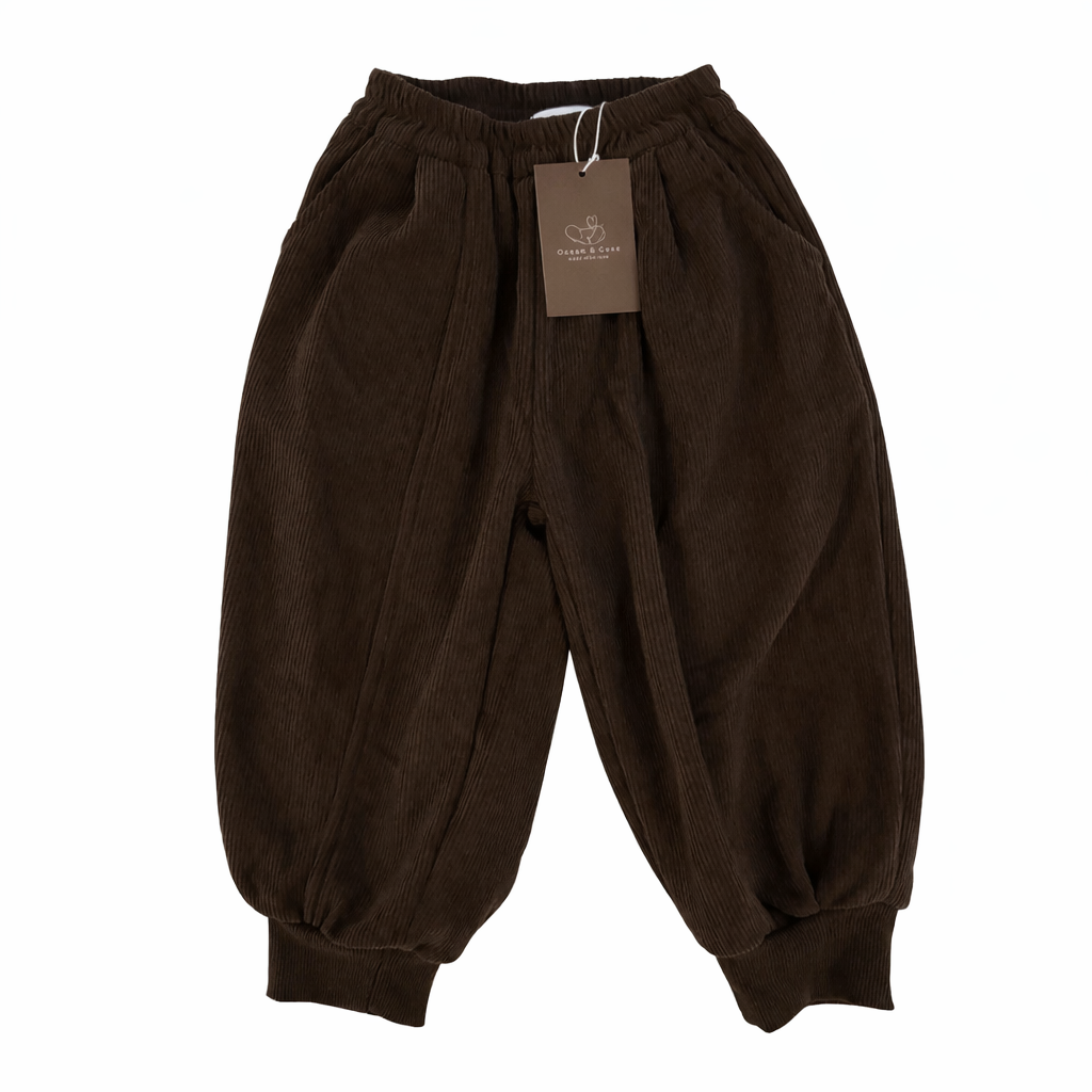 Chocolate Cord Joggers