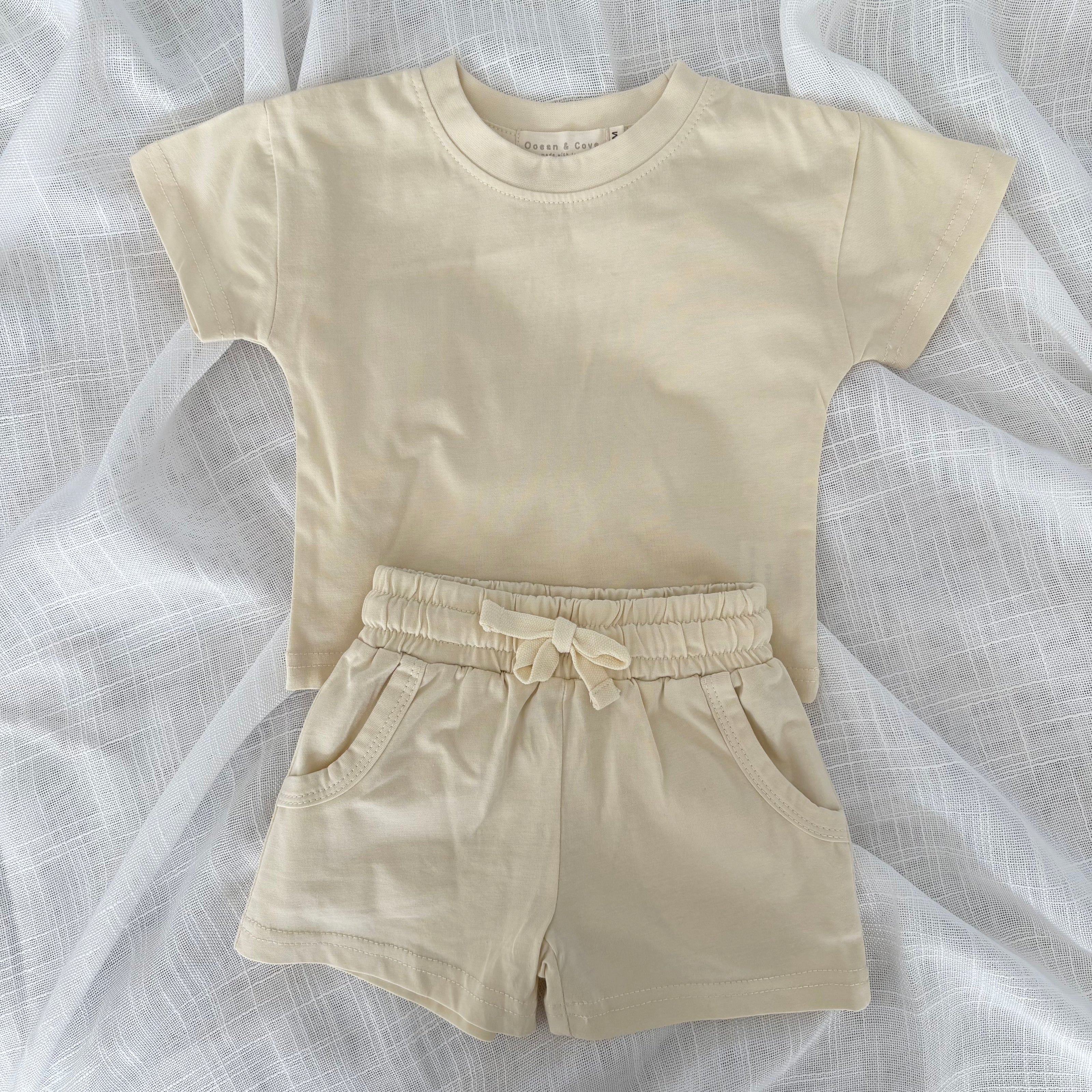 Organic Cotton Top and Shorts Set