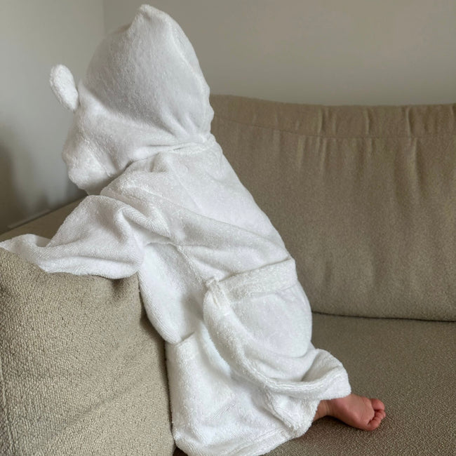 Organic Cotton Teddy Towelling Robe