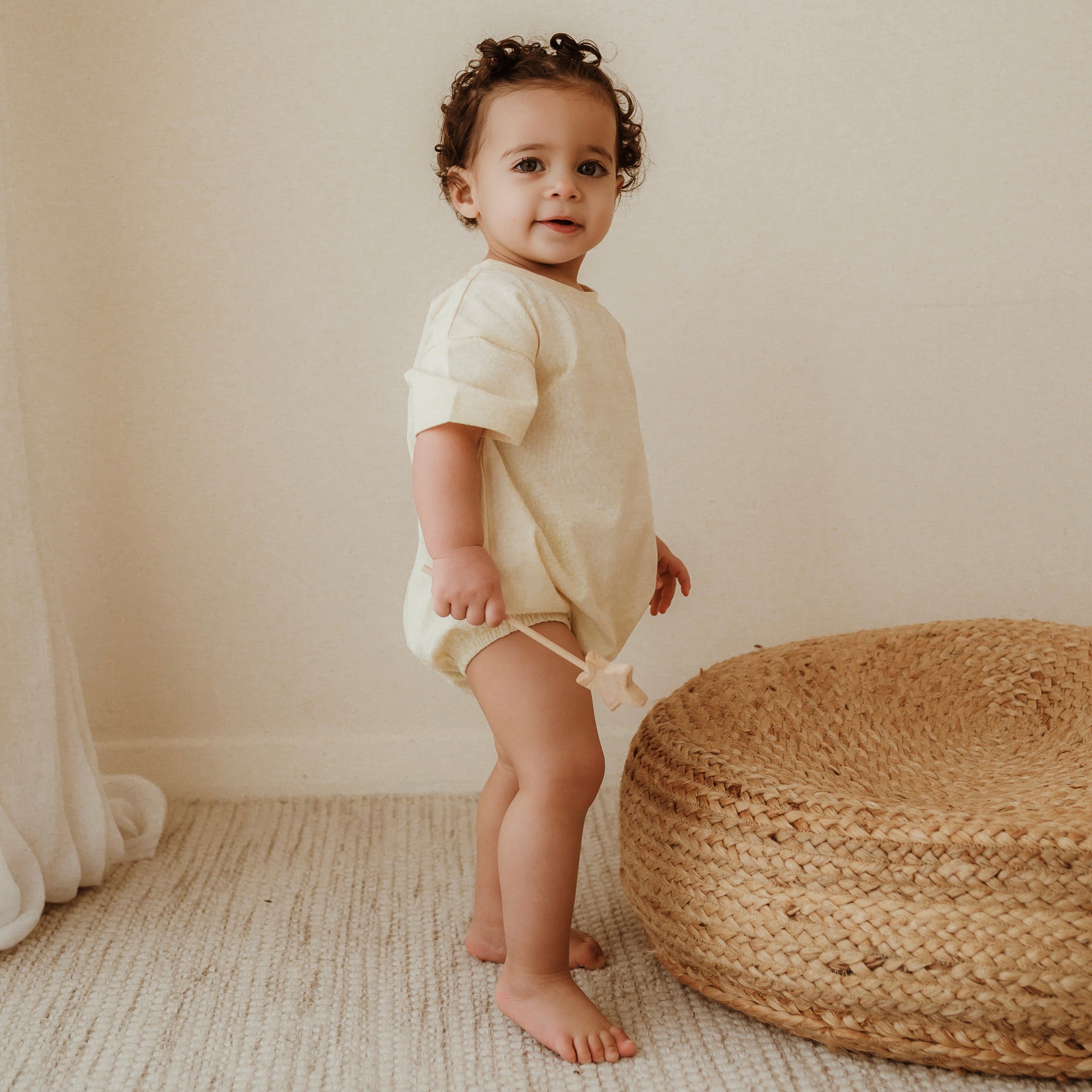 Ocean & Cove Organic Cotton Bubble Romper