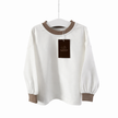 Contrast Trim Long Sleeve Tee