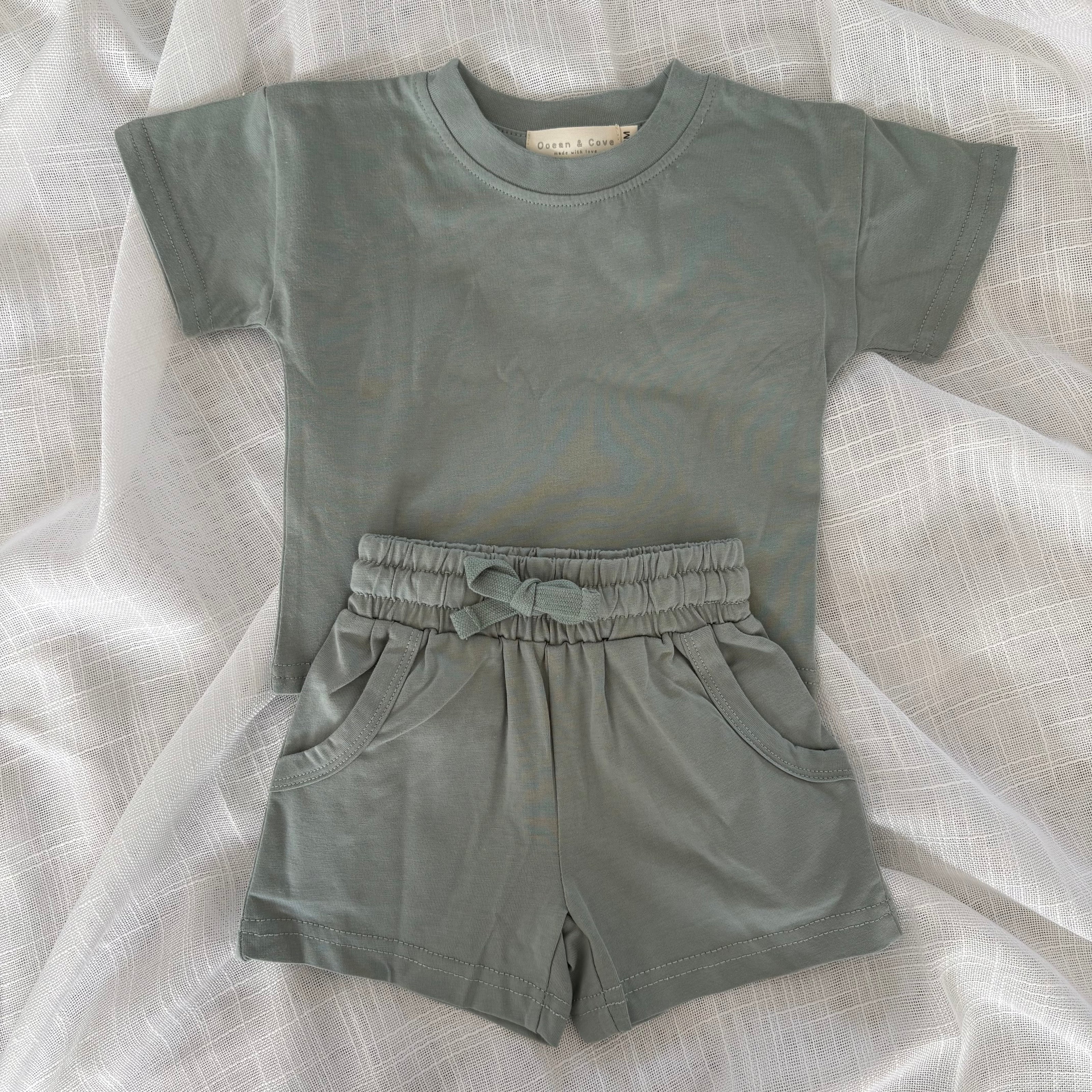 Organic Cotton Top and Shorts Set