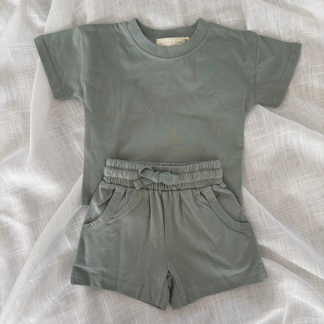Organic Cotton Top and Shorts Set