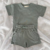 Organic Cotton Top and Shorts Set