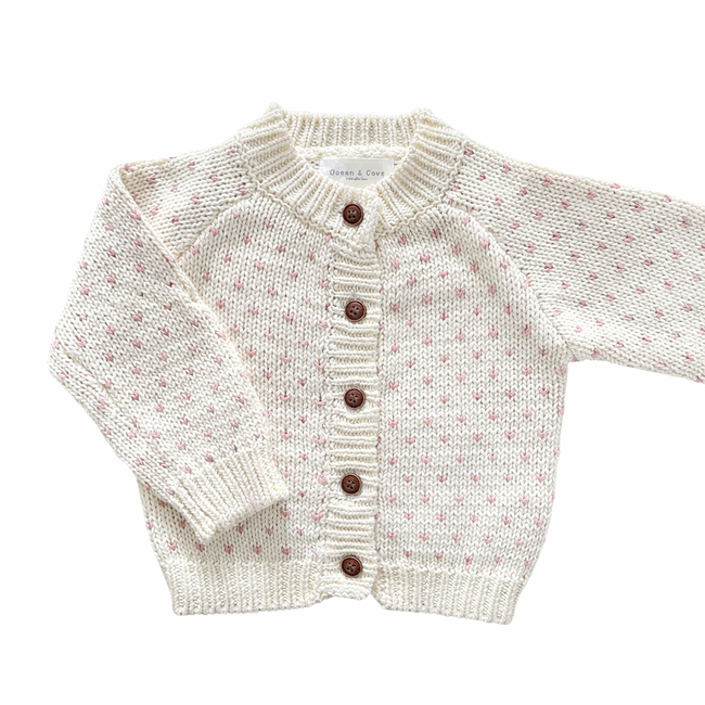 Mini Heart Cardigan
