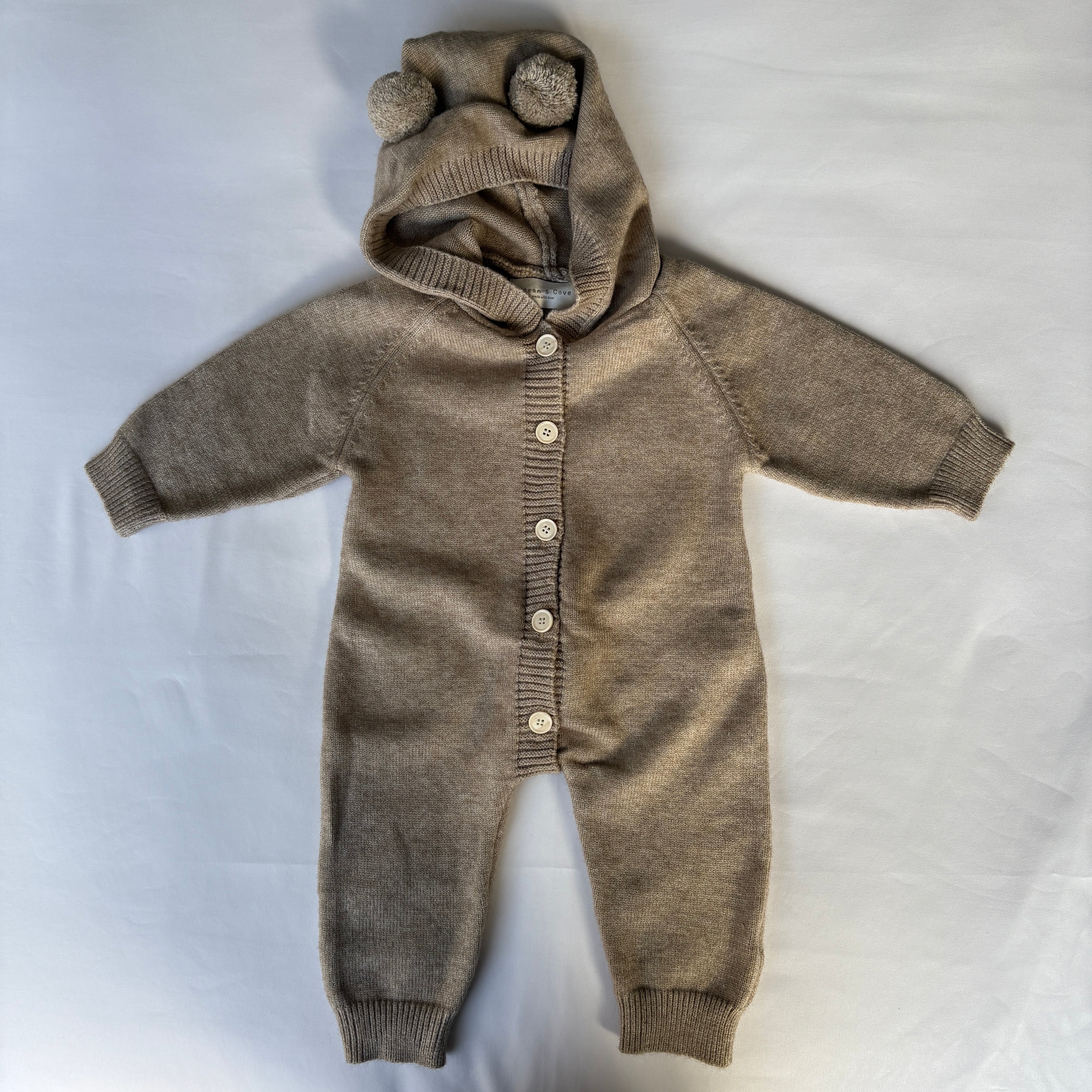 Bear Knitted Romper