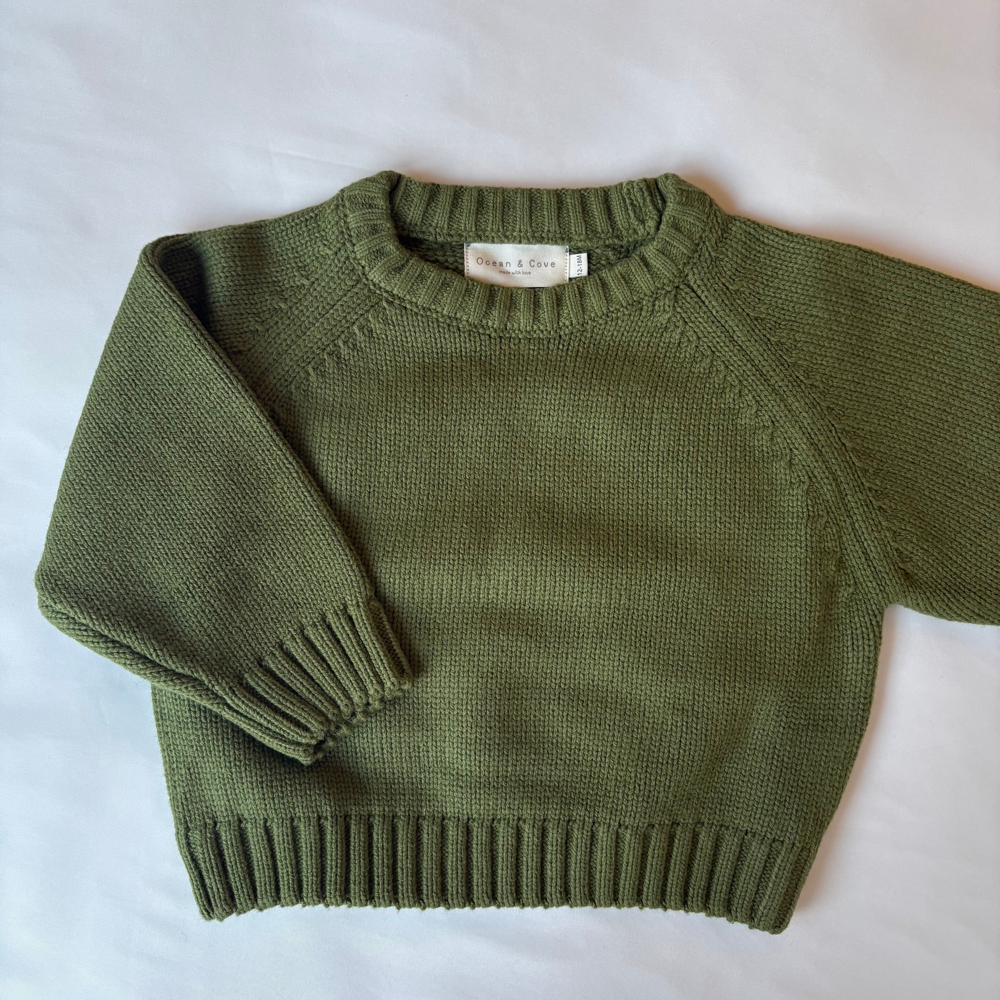 Crewneck Chunky Knitted Jumper