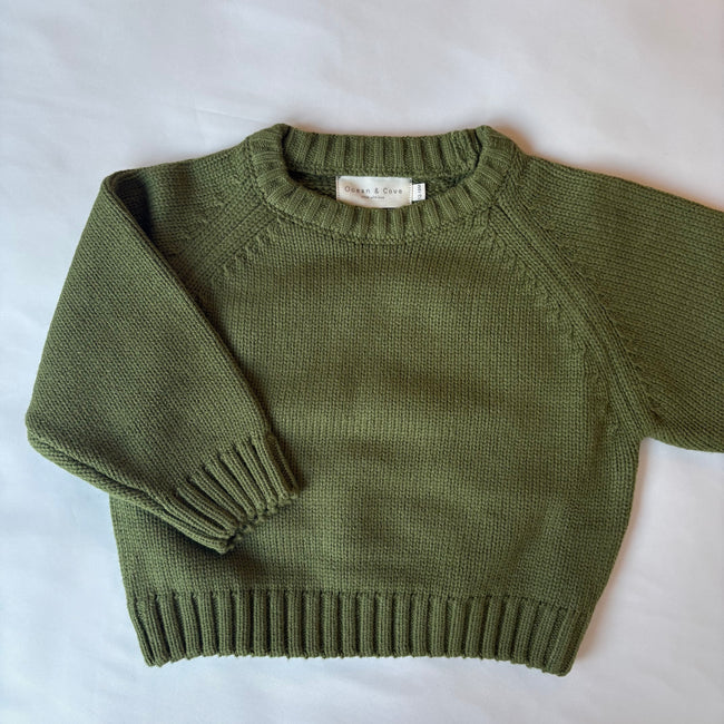 Crewneck Chunky Knitted Jumper