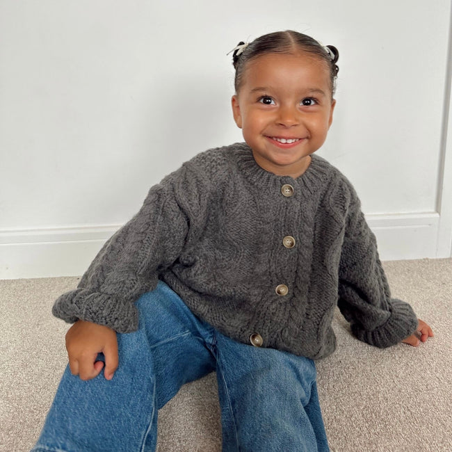 Chunky Cable Knit Cardigan