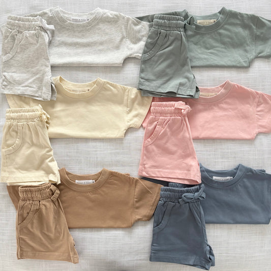 Organic Cotton Top and Shorts Set