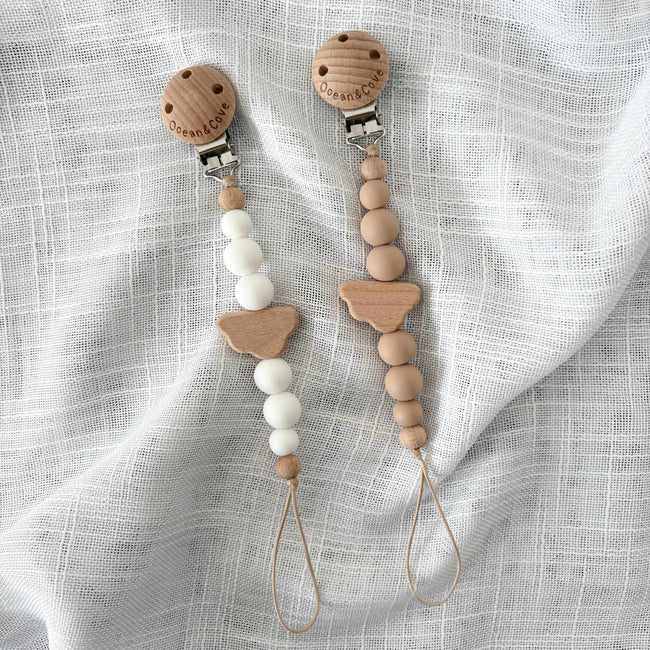 Baby Silicone Cloud Dummy Clips