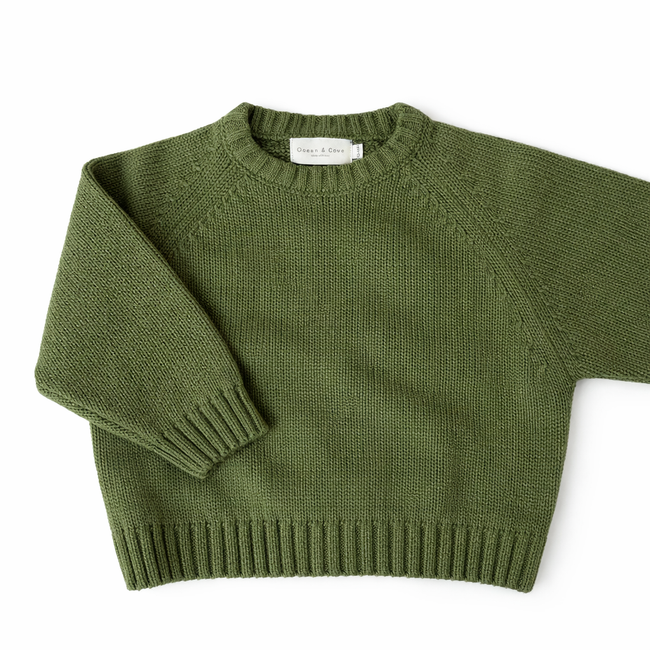 Crewneck Chunky Knitted Jumper