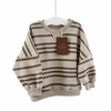 Striped Raglan Sweatshirt