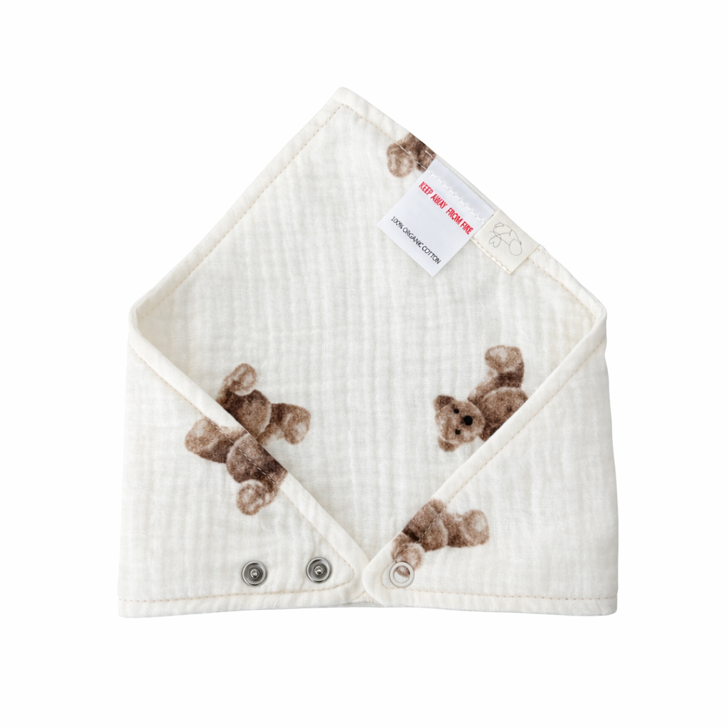 Organic Cotton Baby Dribble Bib