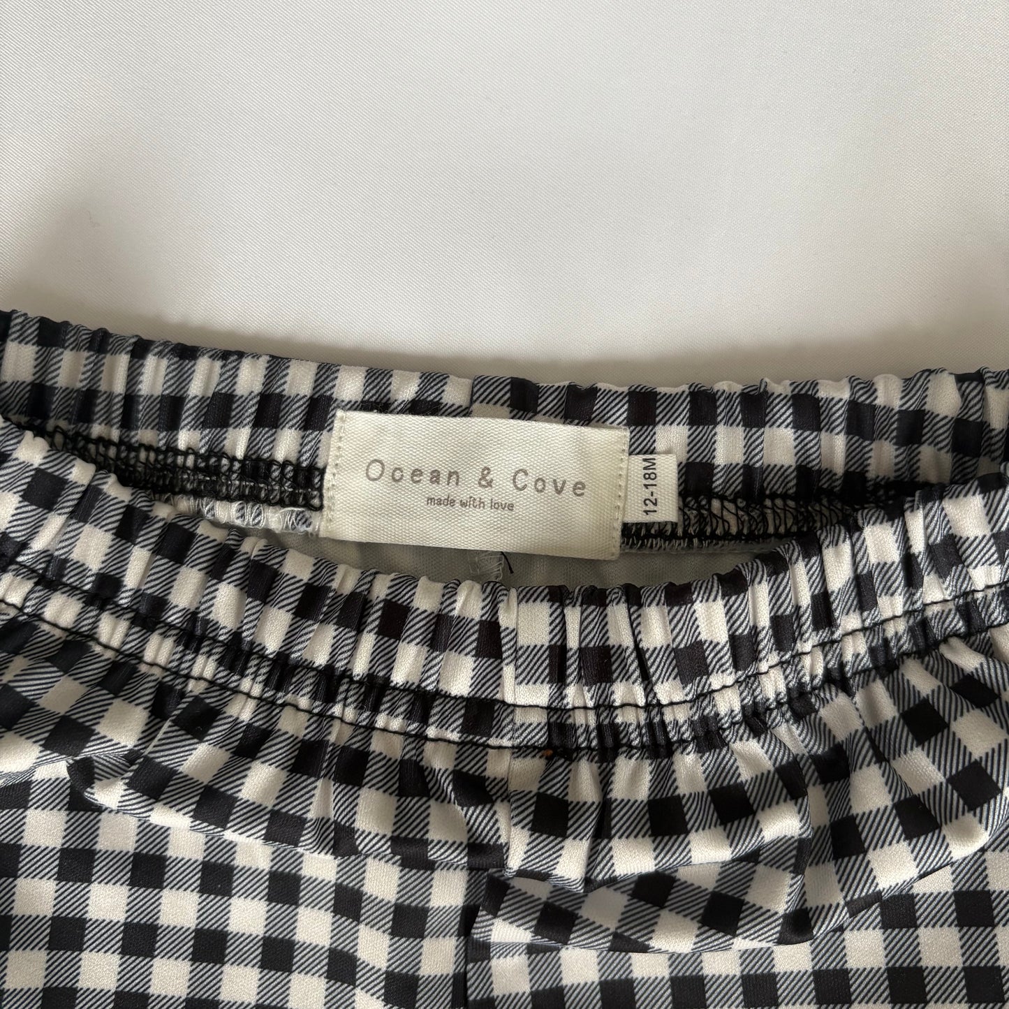 Gingham Flared Trousers 12-18 months