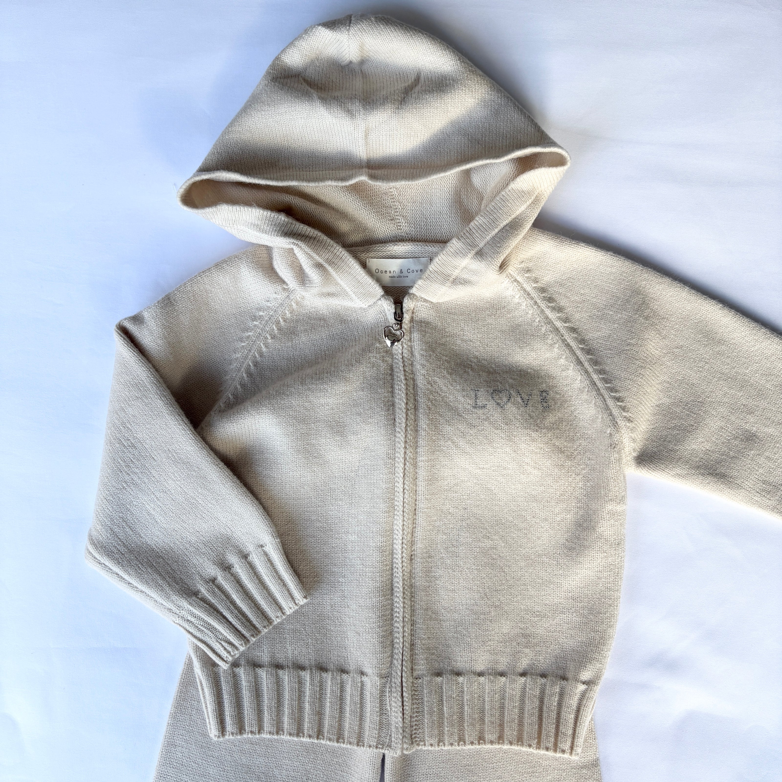 Knitted Hoodie and Jogger Set