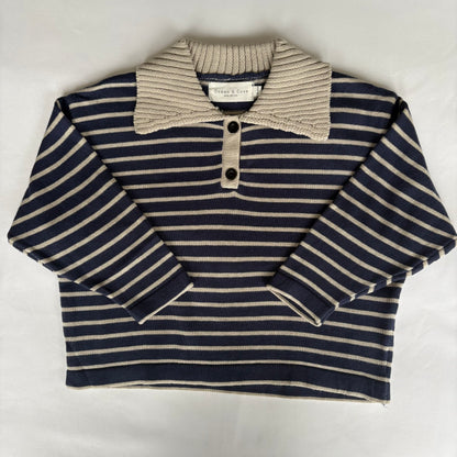 Striped Polo Collar Top 18-24 months