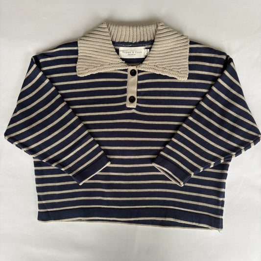 Striped Polo Collar Top 18-24 months