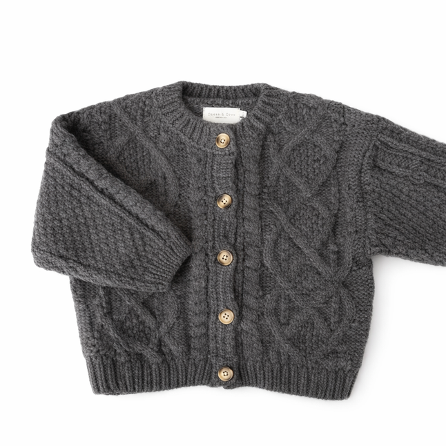 Chunky Cable Knit Cardigan