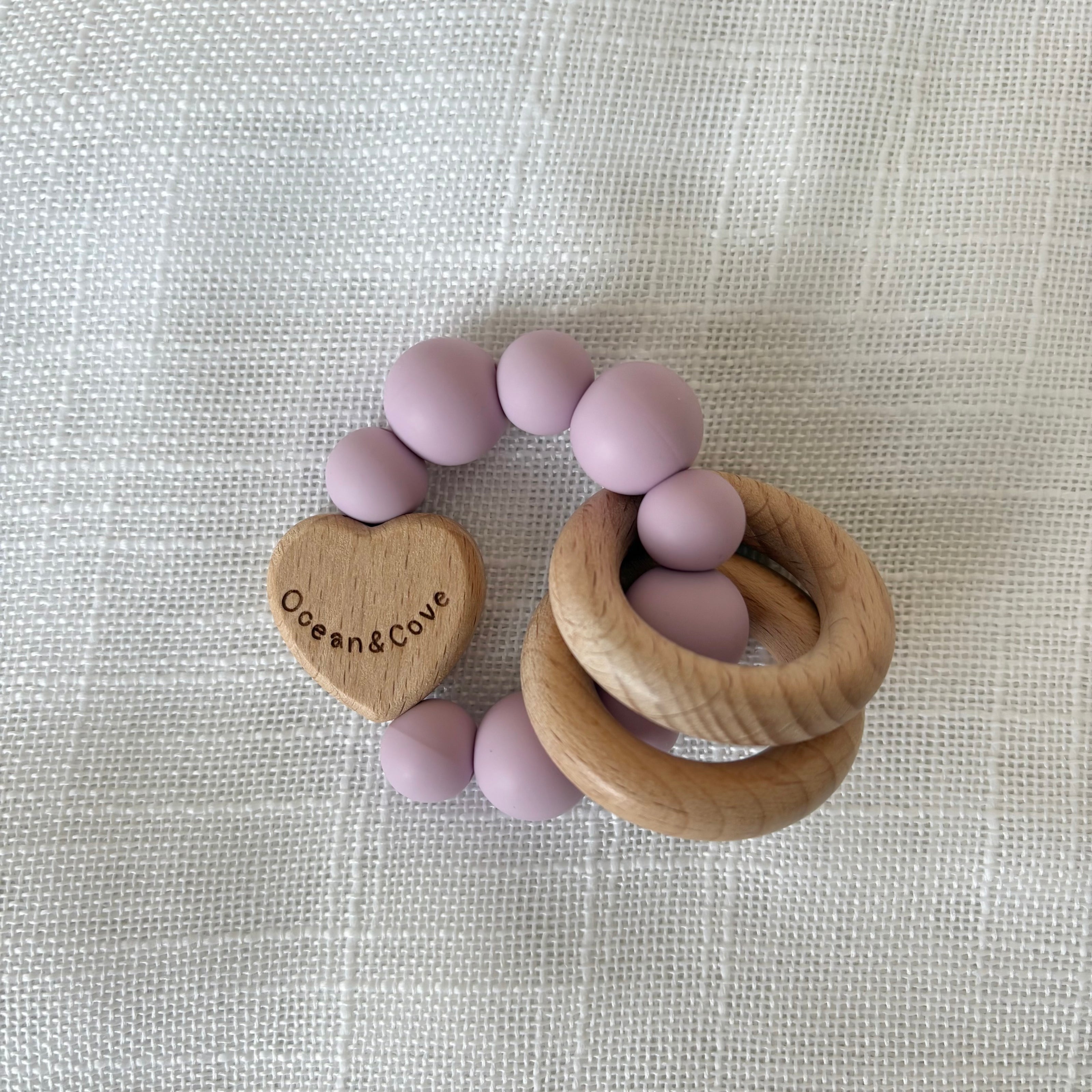 Baby Silicone Heart Teethers