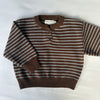 Brown & Blue Stripe Super Soft Jumper