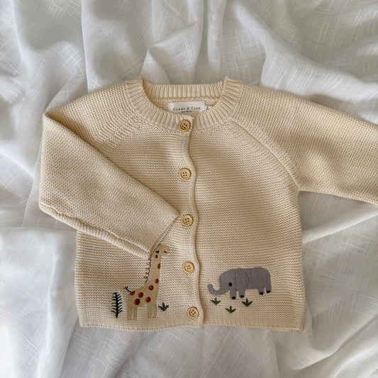 Animal Knitted Cardigan