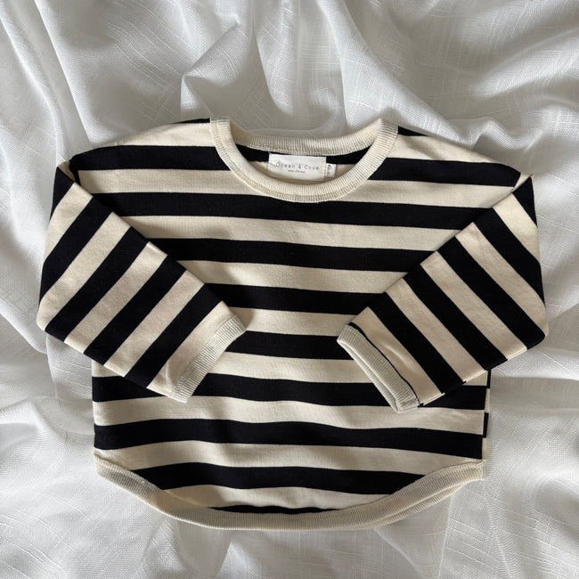 Striped Lightweight Sweatshirt