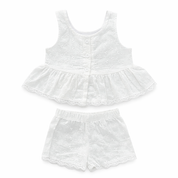 Dainty Cutout Floral Co-ord
