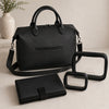 Smooth Vegan Leather Midi Baby Nappy Changing Bag