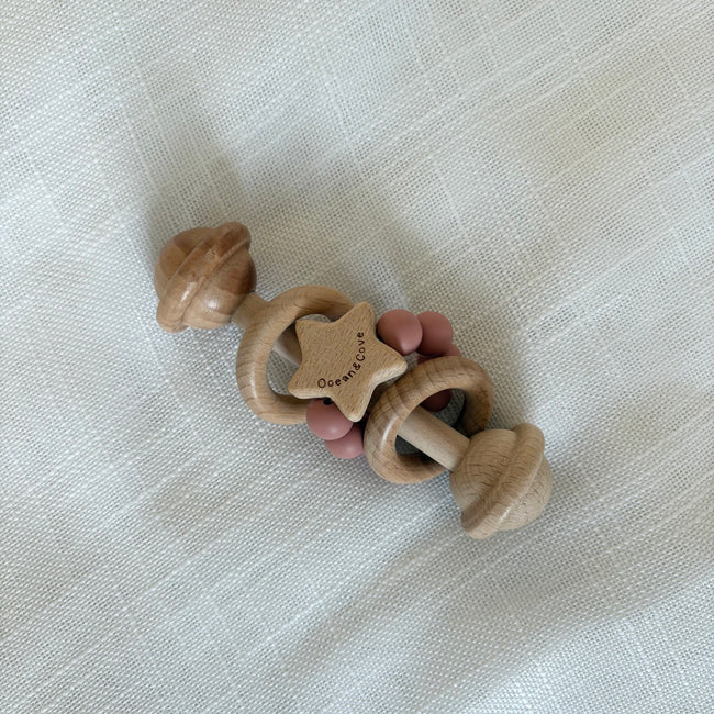 Baby Silicone Star Rattle Teether