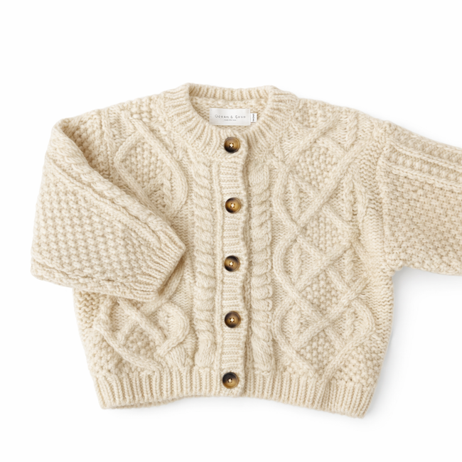 Chunky Cable Knit Cardigan