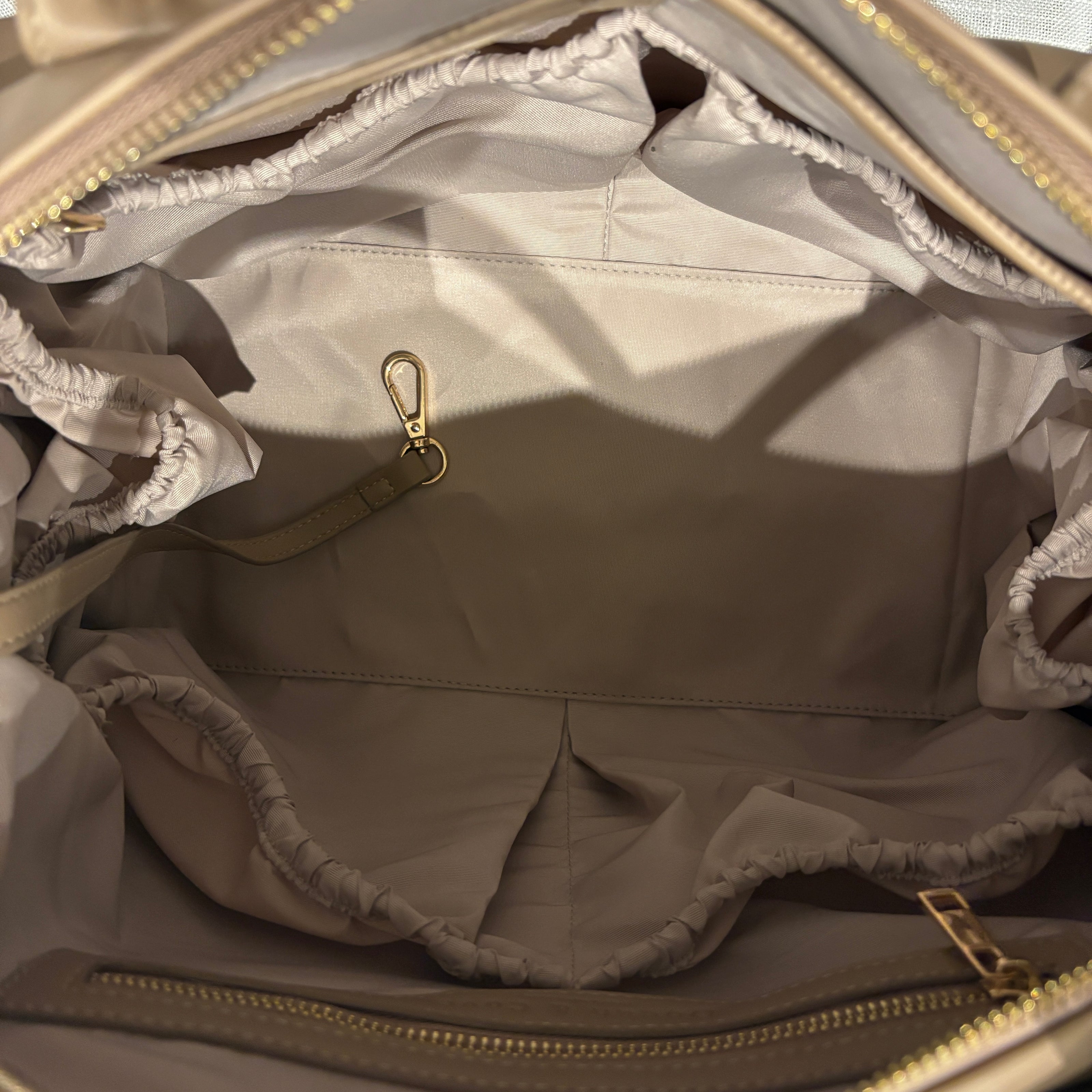 Vegan Leather Midi Baby Nappy Changing Bag