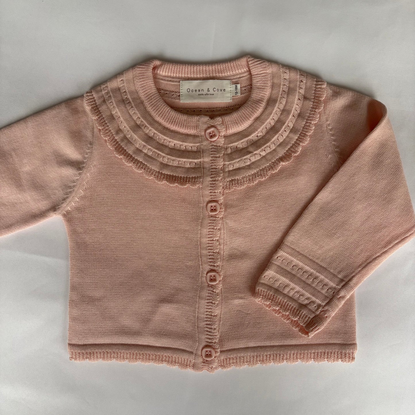Pink Cardigan 12-18 months (comes up small)