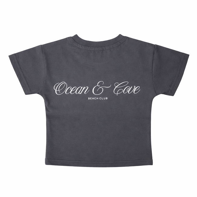 Ocean & Cove Back Printed Organic Cotton T-Shirt