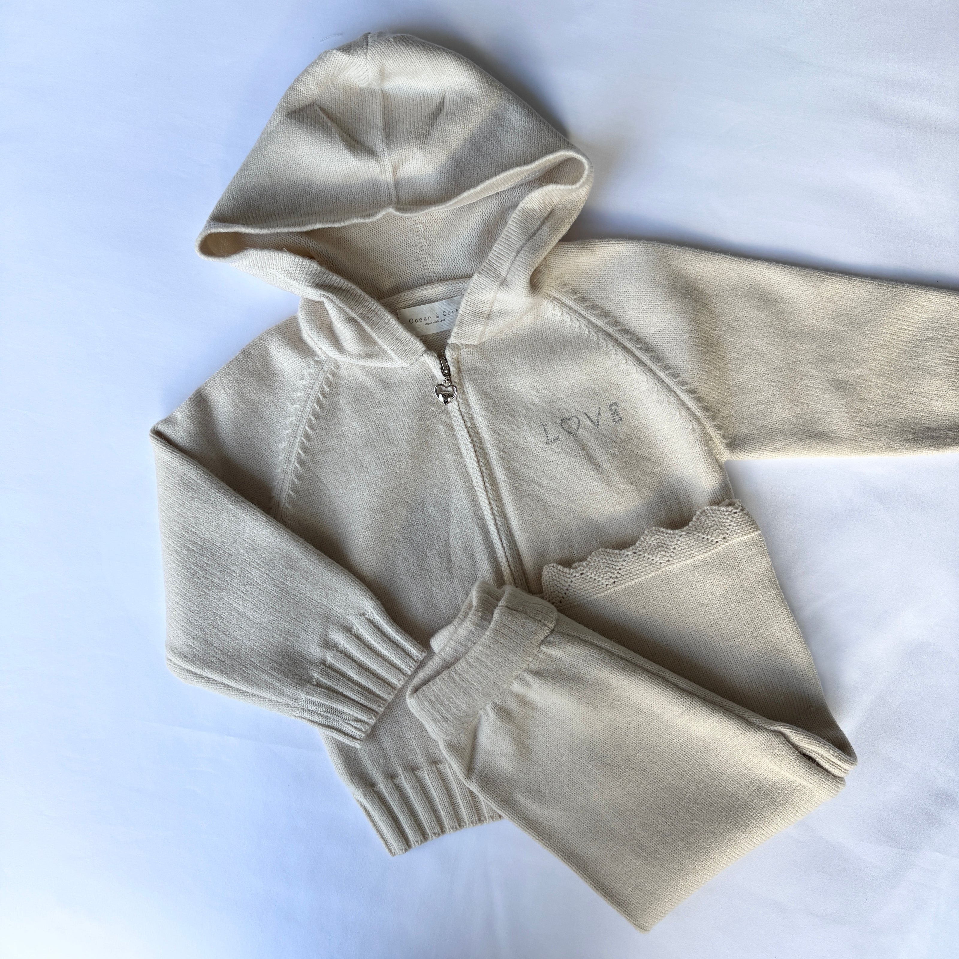 Knitted Hoodie and Jogger Set