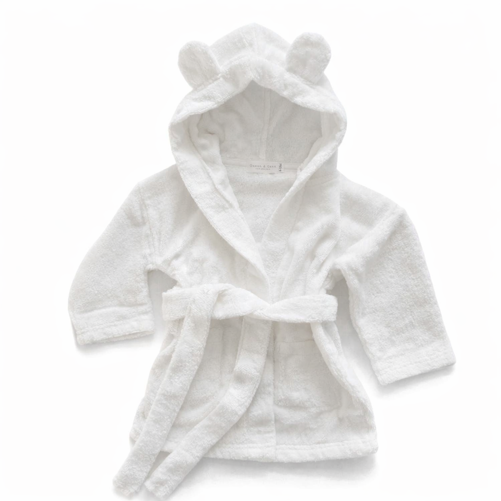 Organic Cotton Teddy Towelling Robe