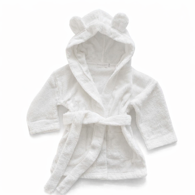 Organic Cotton Teddy Towelling Robe