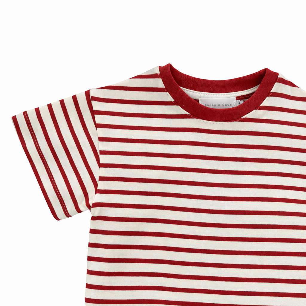 Striped Oversized T Shirt