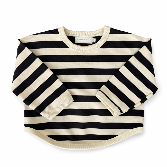 Striped Lightweight Sweatshirt