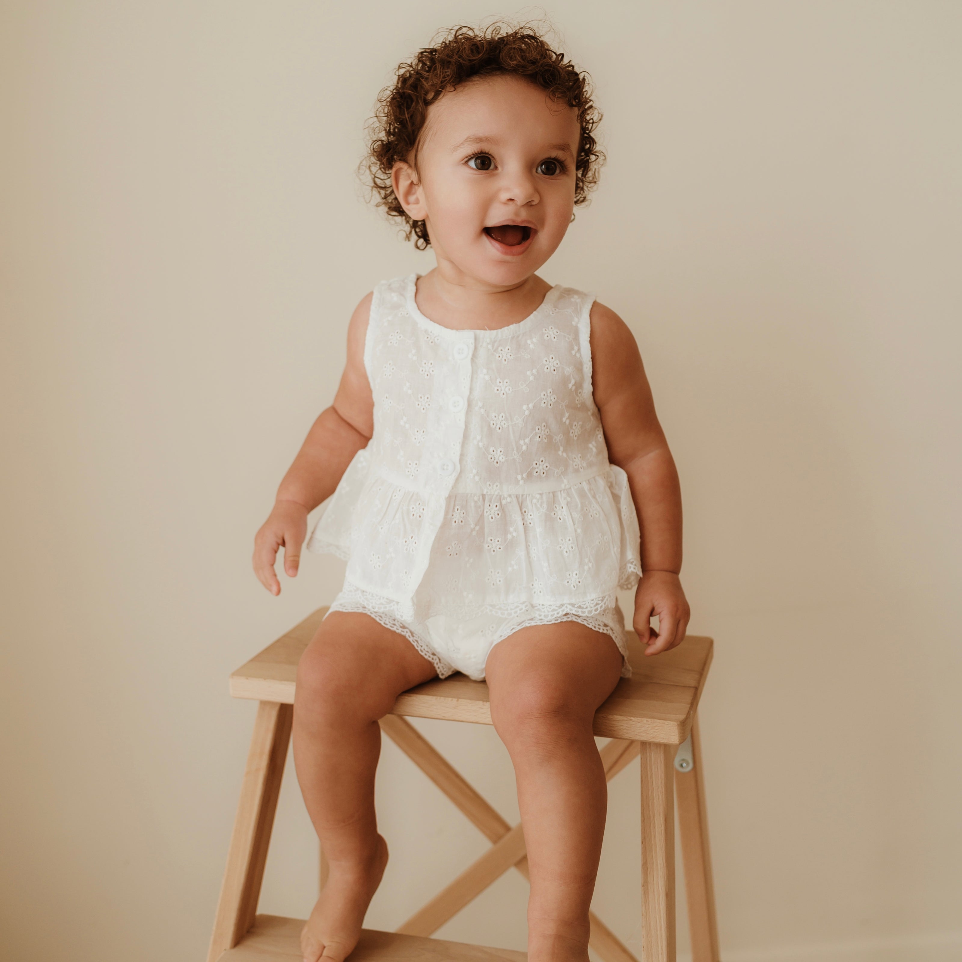 Dainty Cutout Floral Co-ord