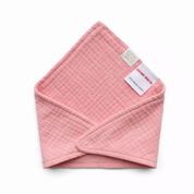 Organic cotton muslin baby dribble bib - view 5
