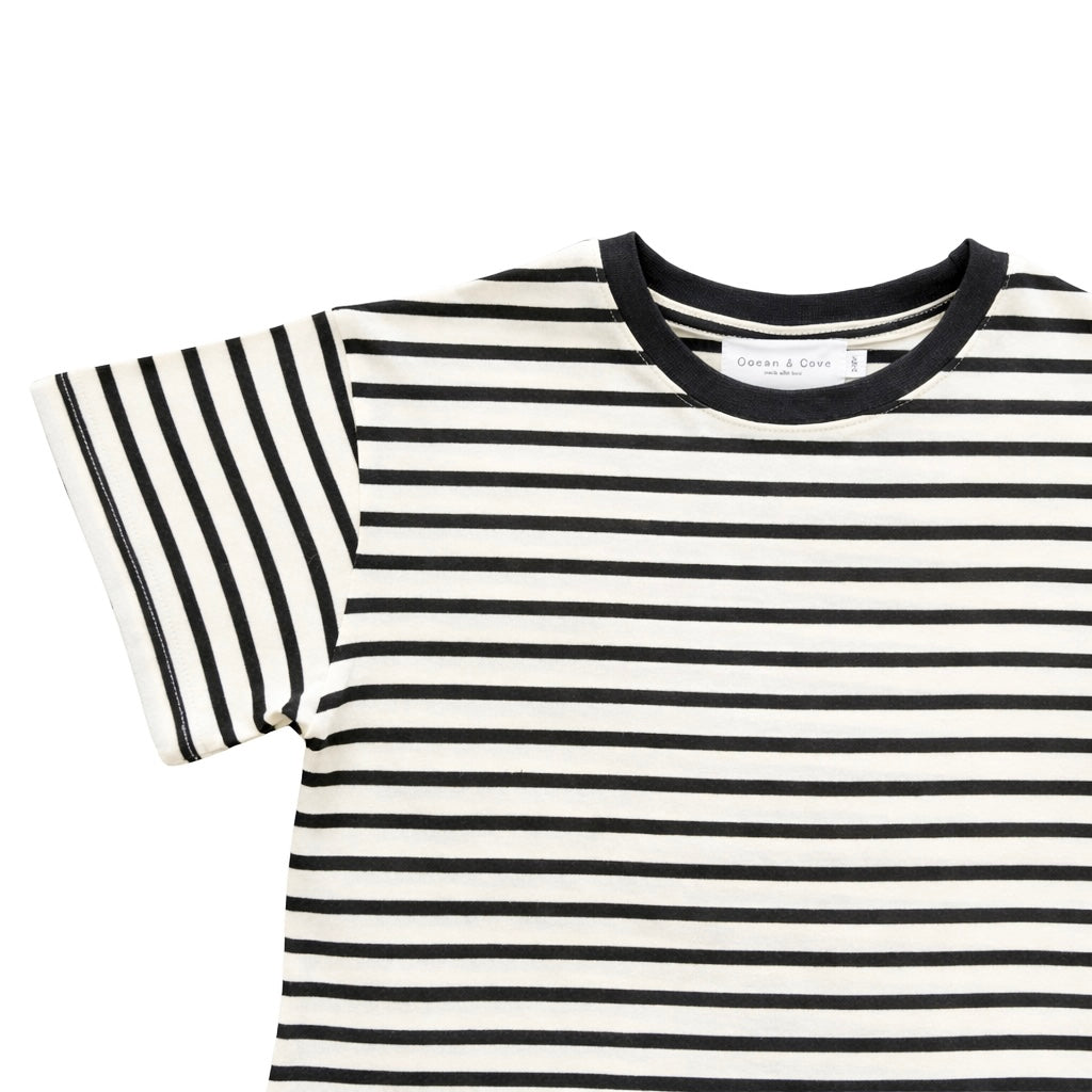 Striped Oversized T Shirt